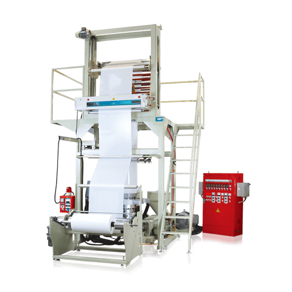 Two-layer HDPE/LDPE/ LLDPE high-speed blown film extrusion machine: KMTL-40/45 model